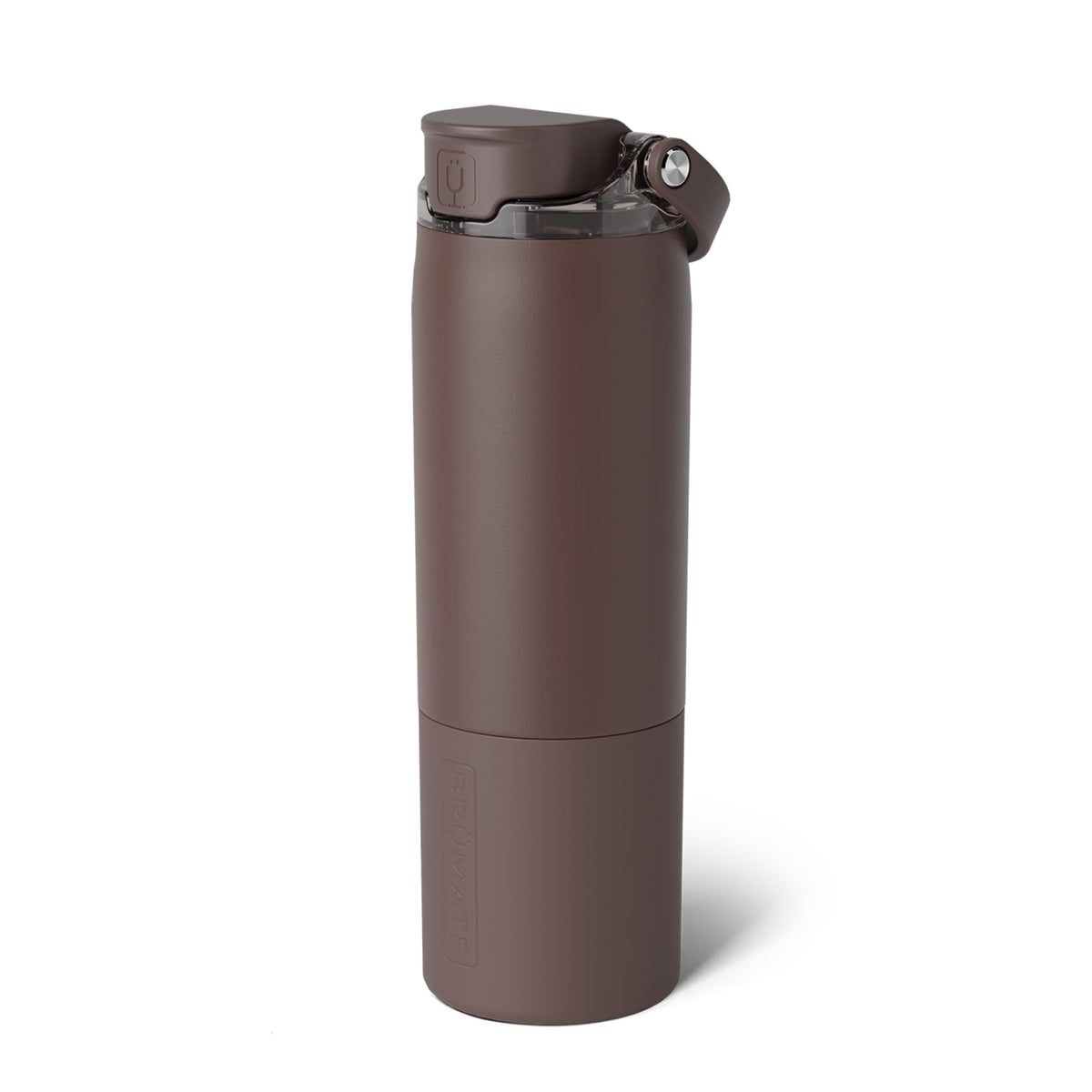 BrüMate Rise 35oz Water Bottle With 100% Leakproof Covered Silicone Straw | Insulated Stainless Steel Water Bottle With Removable Straw | Fast Flow | Soft Sip Silicone Spout | BPA-Free (Sage)