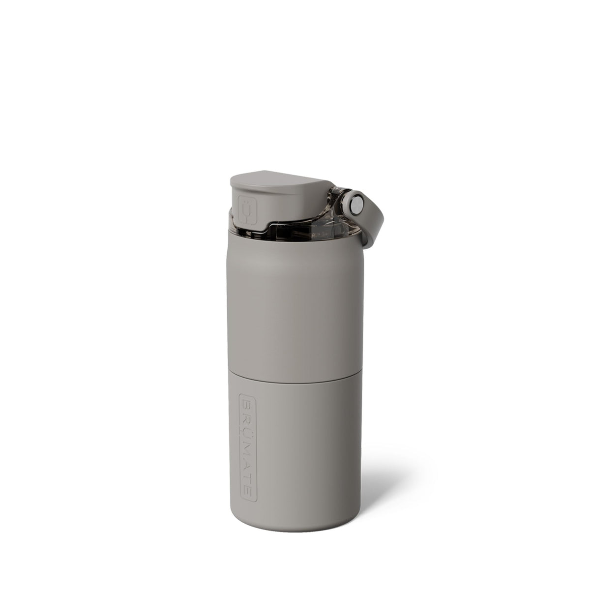 BrüMate Rise 35oz Water Bottle With 100% Leakproof Covered Silicone Straw | Insulated Stainless Steel Water Bottle With Removable Straw | Fast Flow | Soft Sip Silicone Spout | BPA-Free (Sage)