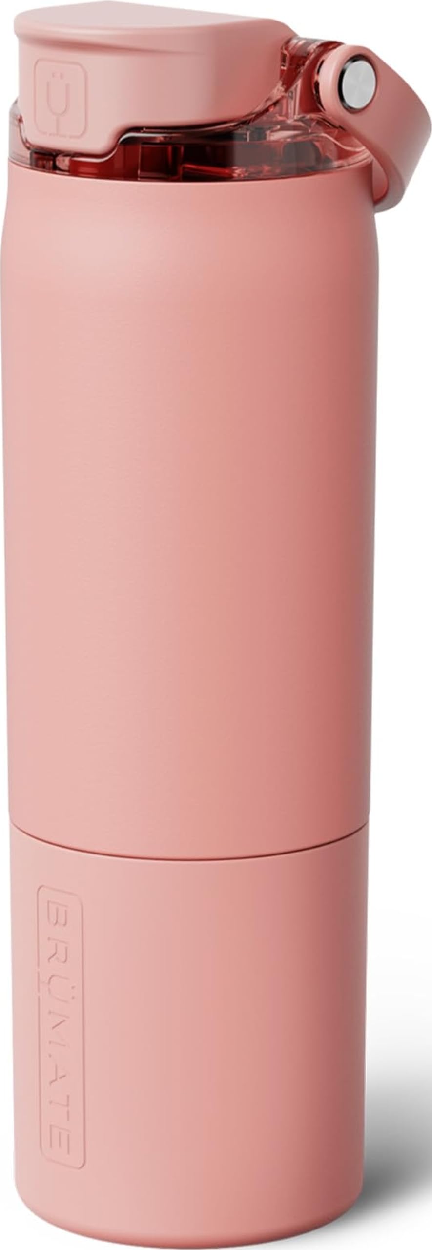 BrüMate Rise 35oz Water Bottle With 100% Leakproof Covered Silicone Straw | Insulated Stainless Steel Water Bottle With Removable Straw | Fast Flow | Soft Sip Silicone Spout | BPA-Free (Sage)