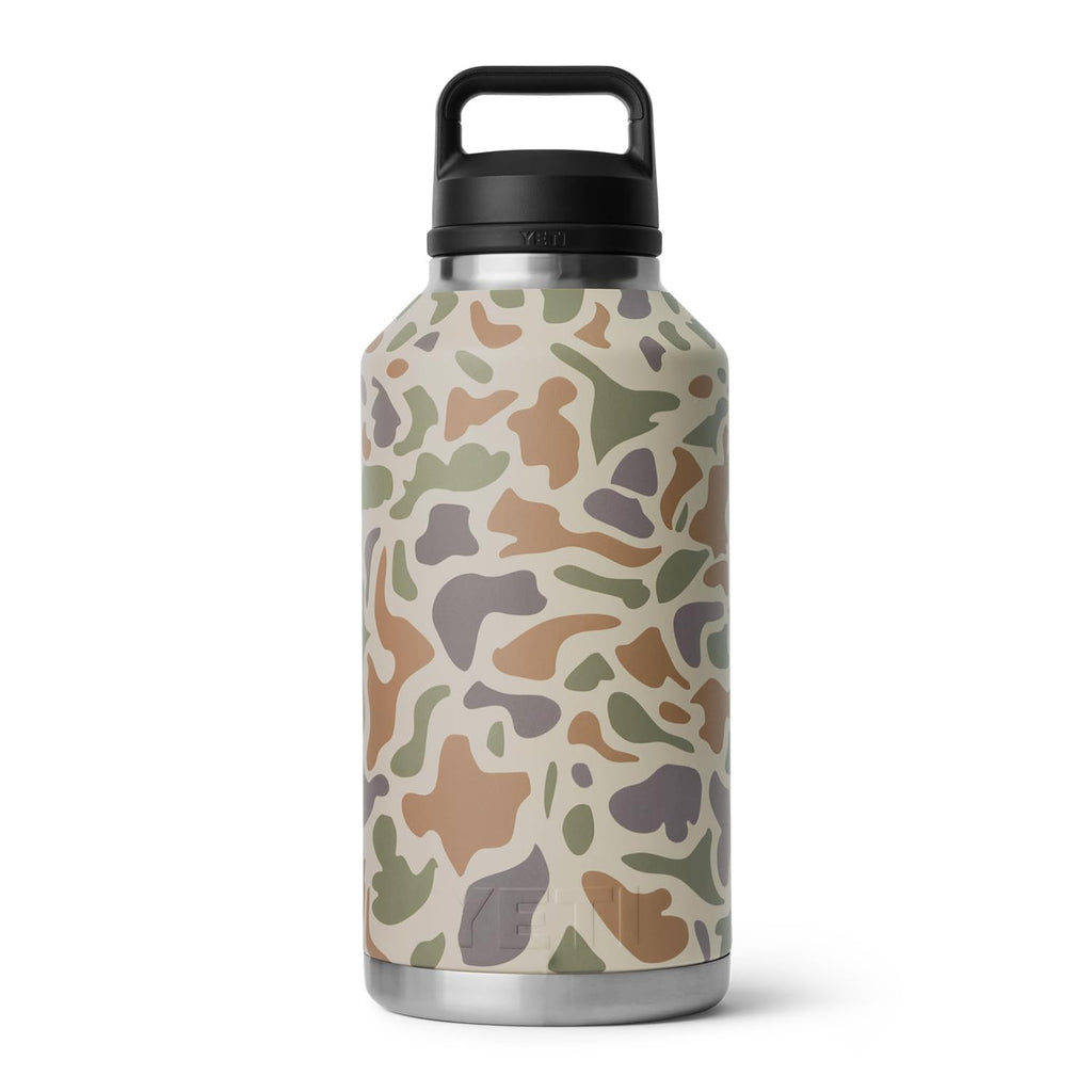 YETI Rambler 64 oz Bottle, Vacuum Insulated, Leakproof, Stainless Steel with Chug Cap, Rescue Red