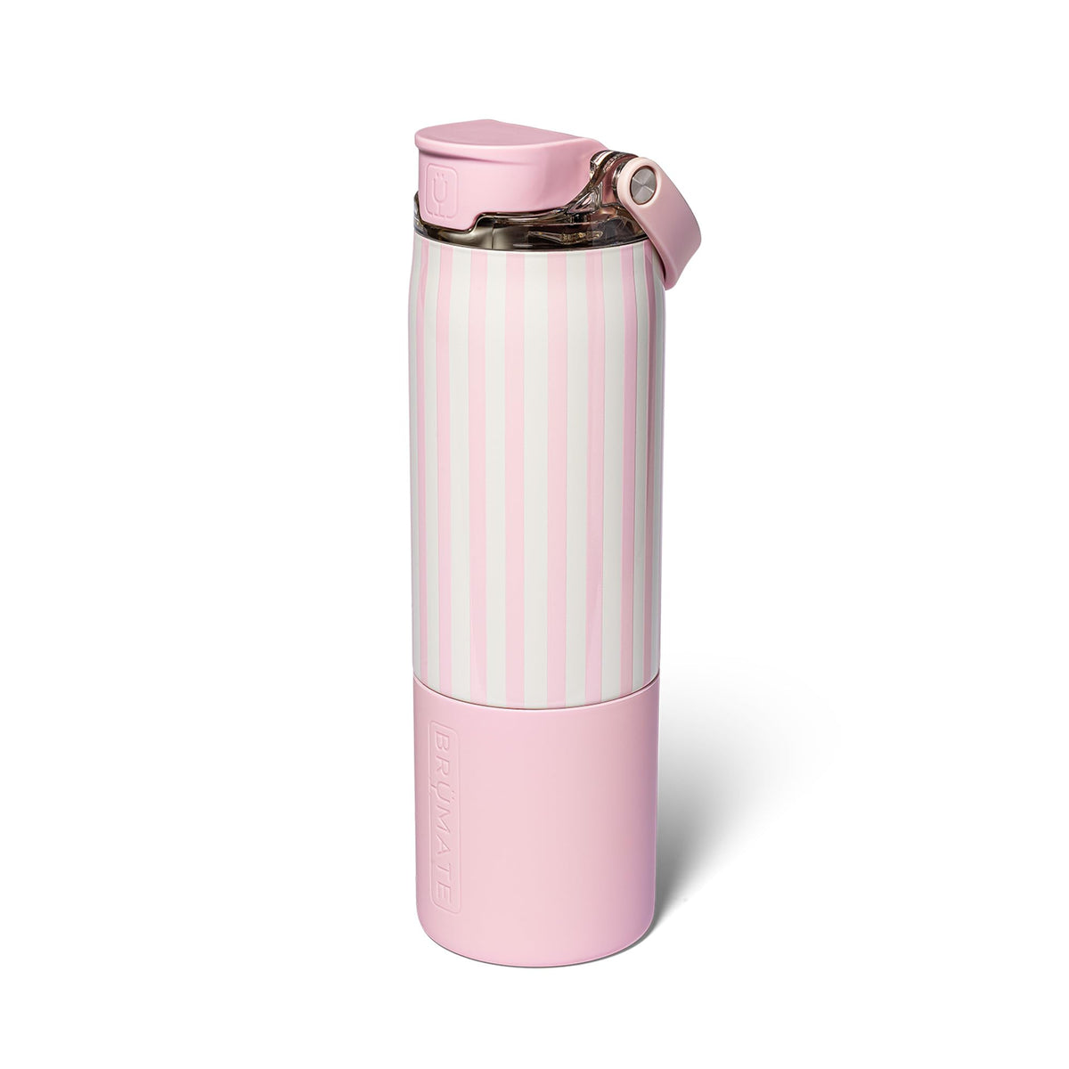 BrüMate Rise 35oz Water Bottle With 100% Leakproof Covered Silicone Straw | Insulated Stainless Steel Water Bottle With Removable Straw | Fast Flow | Soft Sip Silicone Spout | BPA-Free (Sage)