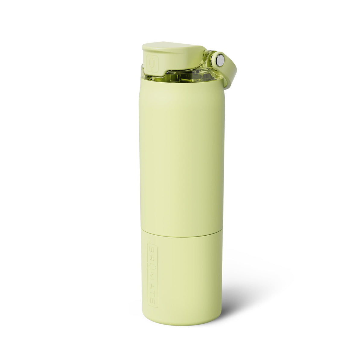 BrüMate Rise 35oz Water Bottle With 100% Leakproof Covered Silicone Straw | Insulated Stainless Steel Water Bottle With Removable Straw | Fast Flow | Soft Sip Silicone Spout | BPA-Free (Sage)