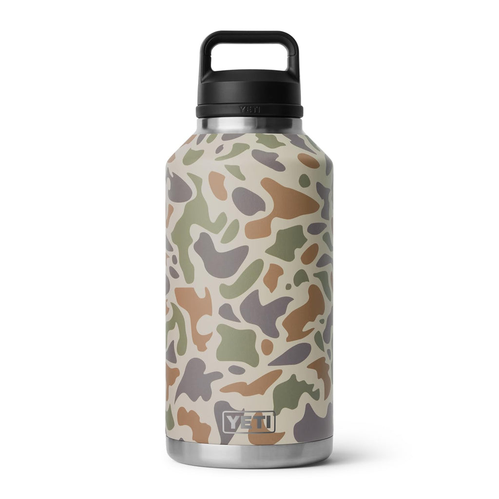 YETI Rambler 64 oz Bottle, Vacuum Insulated, Leakproof, Stainless Steel with Chug Cap, Rescue Red