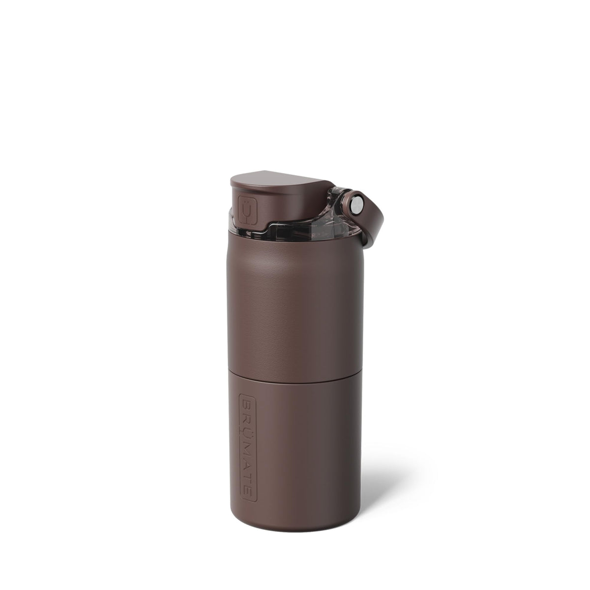 BrüMate Rise 35oz Water Bottle With 100% Leakproof Covered Silicone Straw | Insulated Stainless Steel Water Bottle With Removable Straw | Fast Flow | Soft Sip Silicone Spout | BPA-Free (Sage)