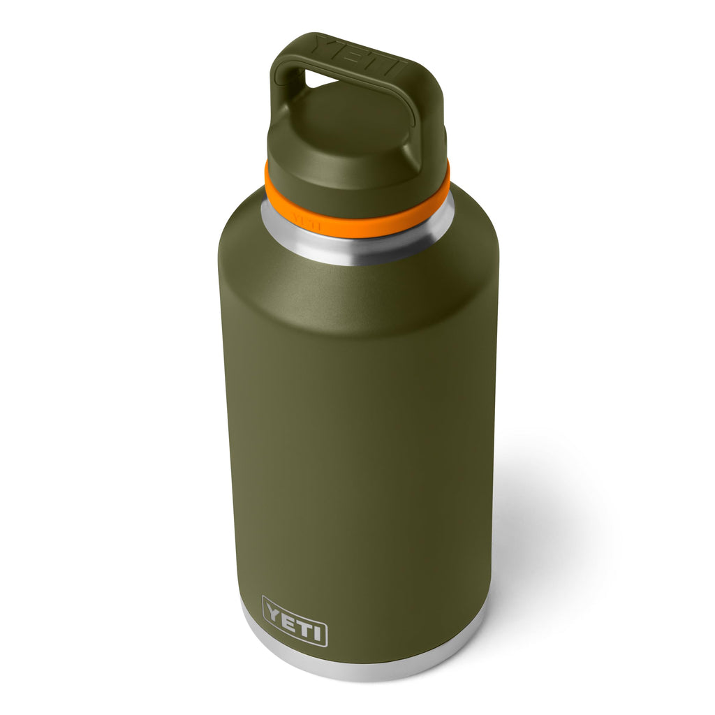 YETI Rambler 64 oz Bottle, Vacuum Insulated, Leakproof, Stainless Steel with Chug Cap, Rescue Red