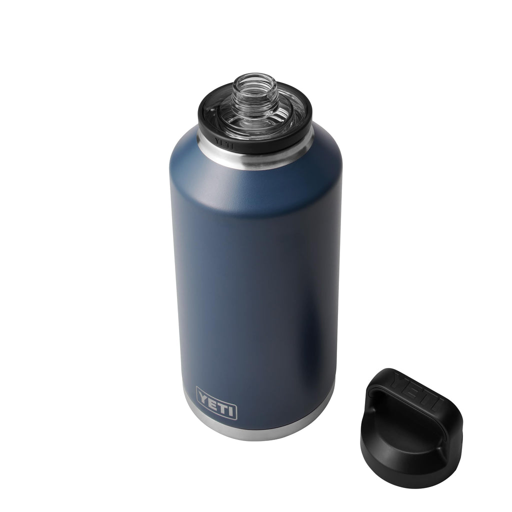 YETI Rambler 64 oz Bottle, Vacuum Insulated, Leakproof, Stainless Steel with Chug Cap, Rescue Red