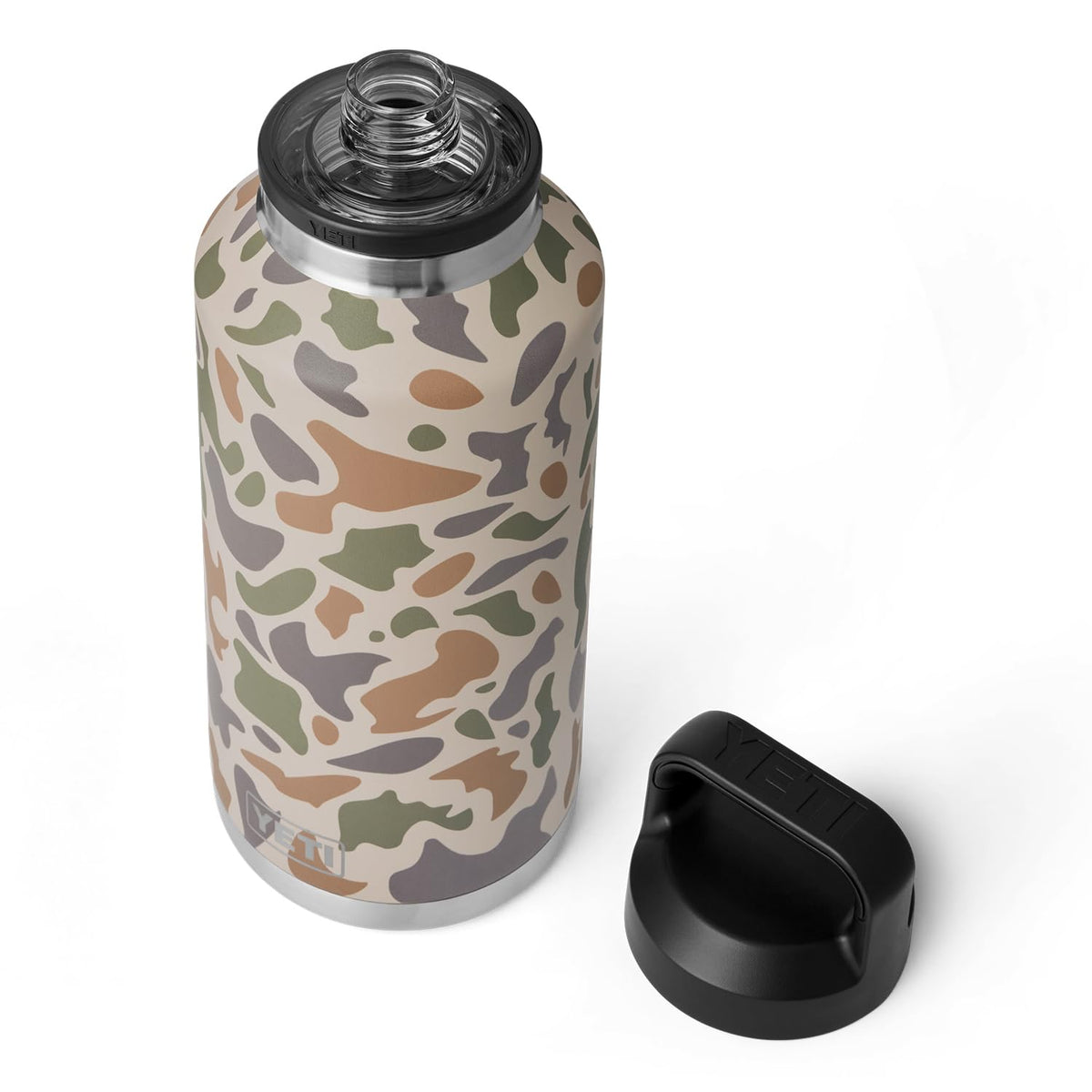 YETI Rambler 64 oz Bottle, Vacuum Insulated, Leakproof, Stainless Steel with Chug Cap, Rescue Red