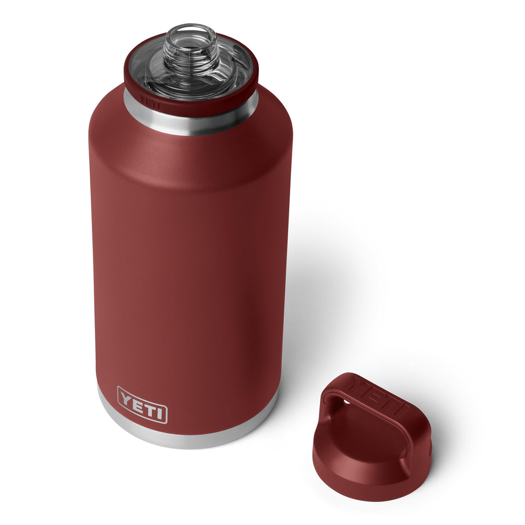 YETI Rambler 64 oz Bottle, Vacuum Insulated, Leakproof, Stainless Steel with Chug Cap, Rescue Red