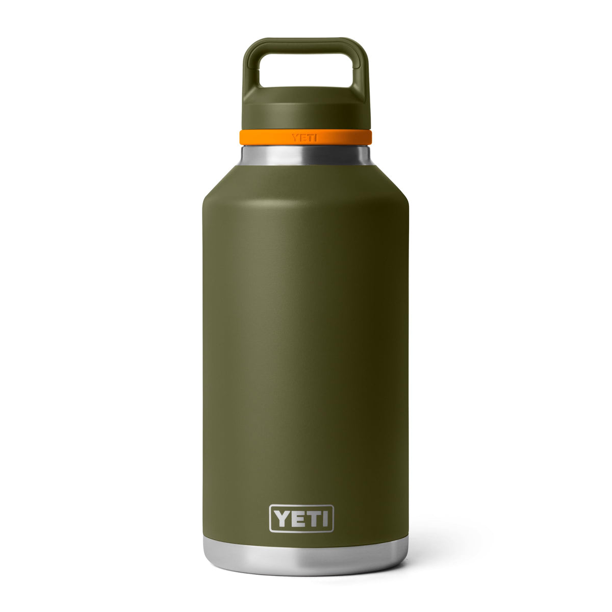 YETI Rambler 64 oz Bottle, Vacuum Insulated, Leakproof, Stainless Steel with Chug Cap, Rescue Red