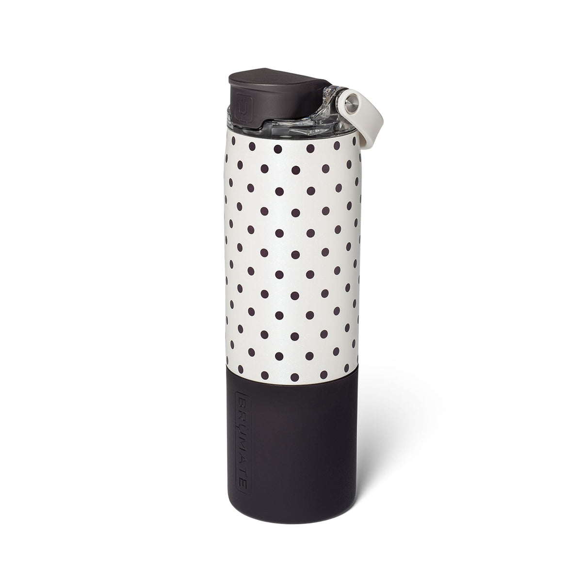 BrüMate Rise 35oz Water Bottle With 100% Leakproof Covered Silicone Straw | Insulated Stainless Steel Water Bottle With Removable Straw | Fast Flow | Soft Sip Silicone Spout | BPA-Free (Sage)