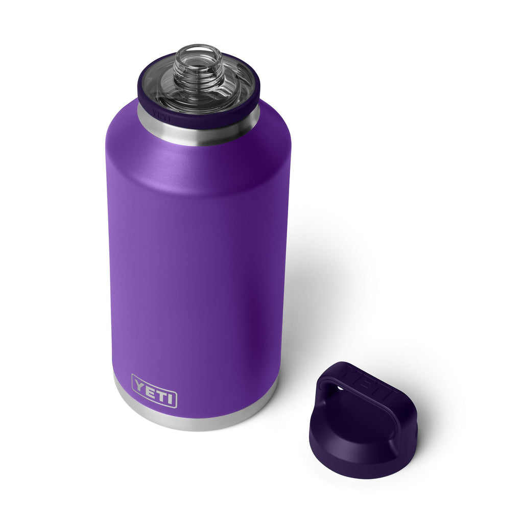 YETI Rambler 64 oz Bottle, Vacuum Insulated, Leakproof, Stainless Steel with Chug Cap, Rescue Red