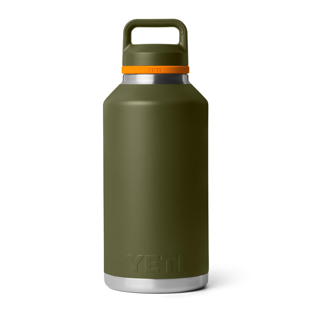 YETI Rambler 64 oz Bottle, Vacuum Insulated, Leakproof, Stainless Steel with Chug Cap, Rescue Red