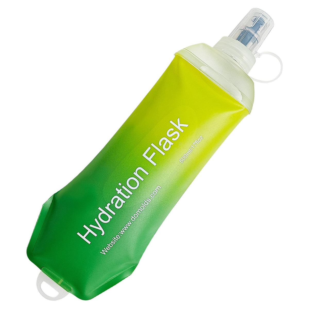AXEN Soft Flask TPU Foldable Running Hydration Flask, Soft Collapsible Water Bottle for Hydration Pack Cycling Marathon Running Hiking