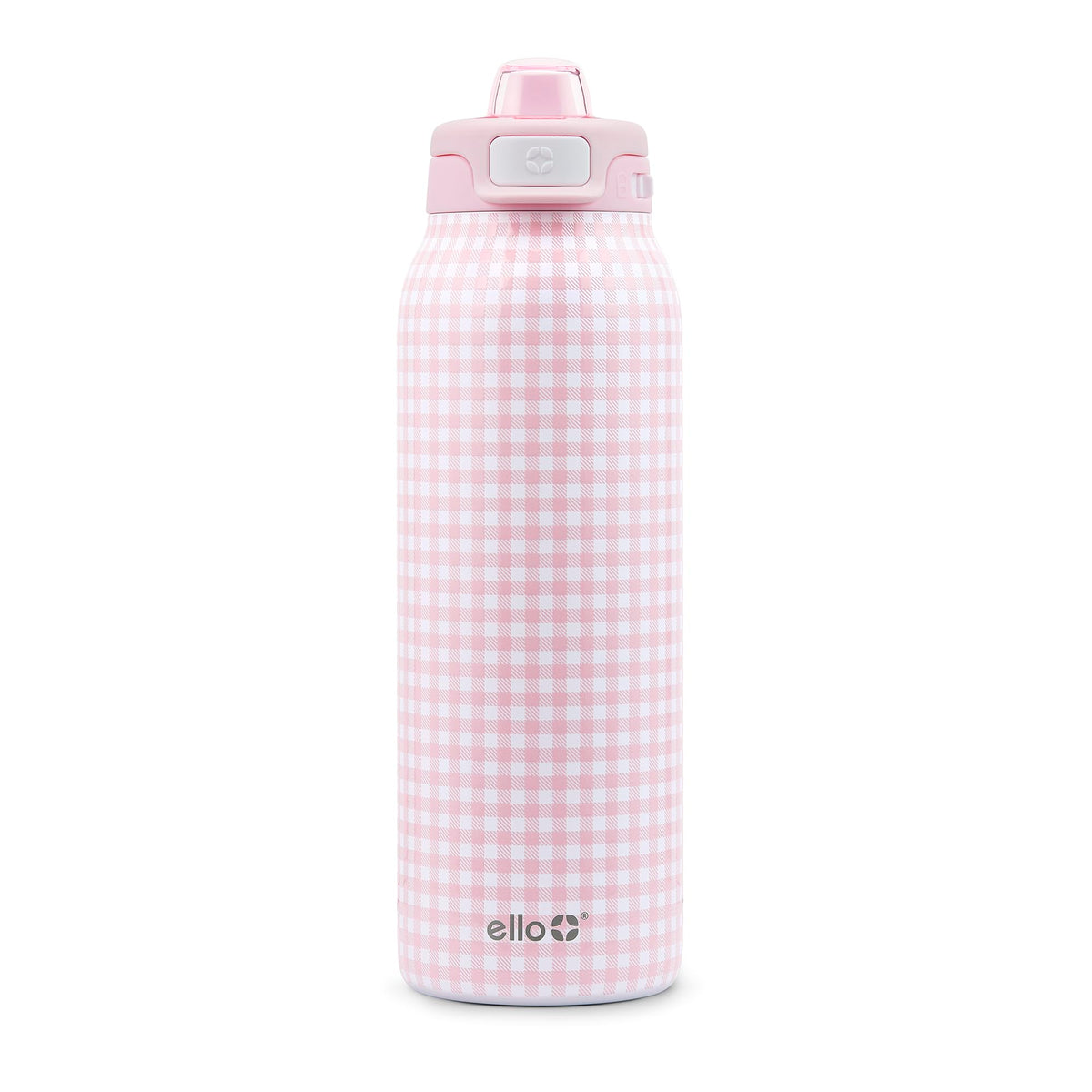 Ello Pop & Fill Insulated Stainless Steel Water Bottle with Quick Fill Lid, Leakproof Locking, Sip or Chug Spout, BPA-Free, Double Wall Vacuum Insulated for Sports, Travel & School- 22oz / 32oz / 40oz