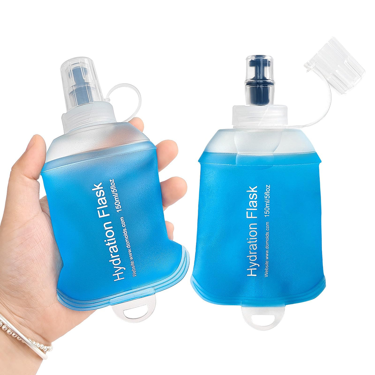 GUYI GYGYL Soft Flask, Collapsible Water Bottle for Sports, 500ml Grey