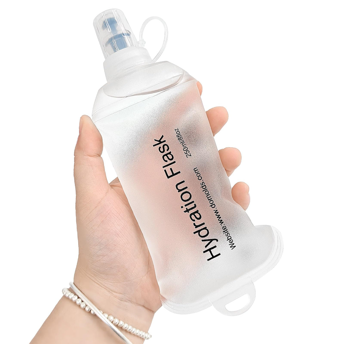 GUYI GYGYL Soft Flask, Collapsible Water Bottle for Sports, 500ml Grey
