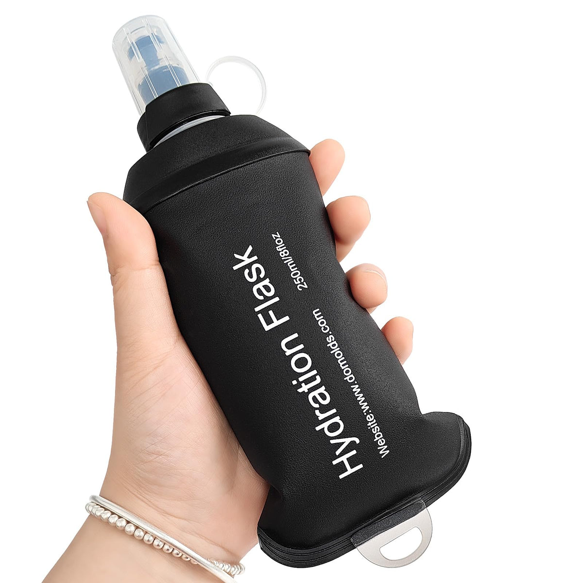 GUYI GYGYL Soft Flask, Collapsible Water Bottle for Sports, 500ml Grey