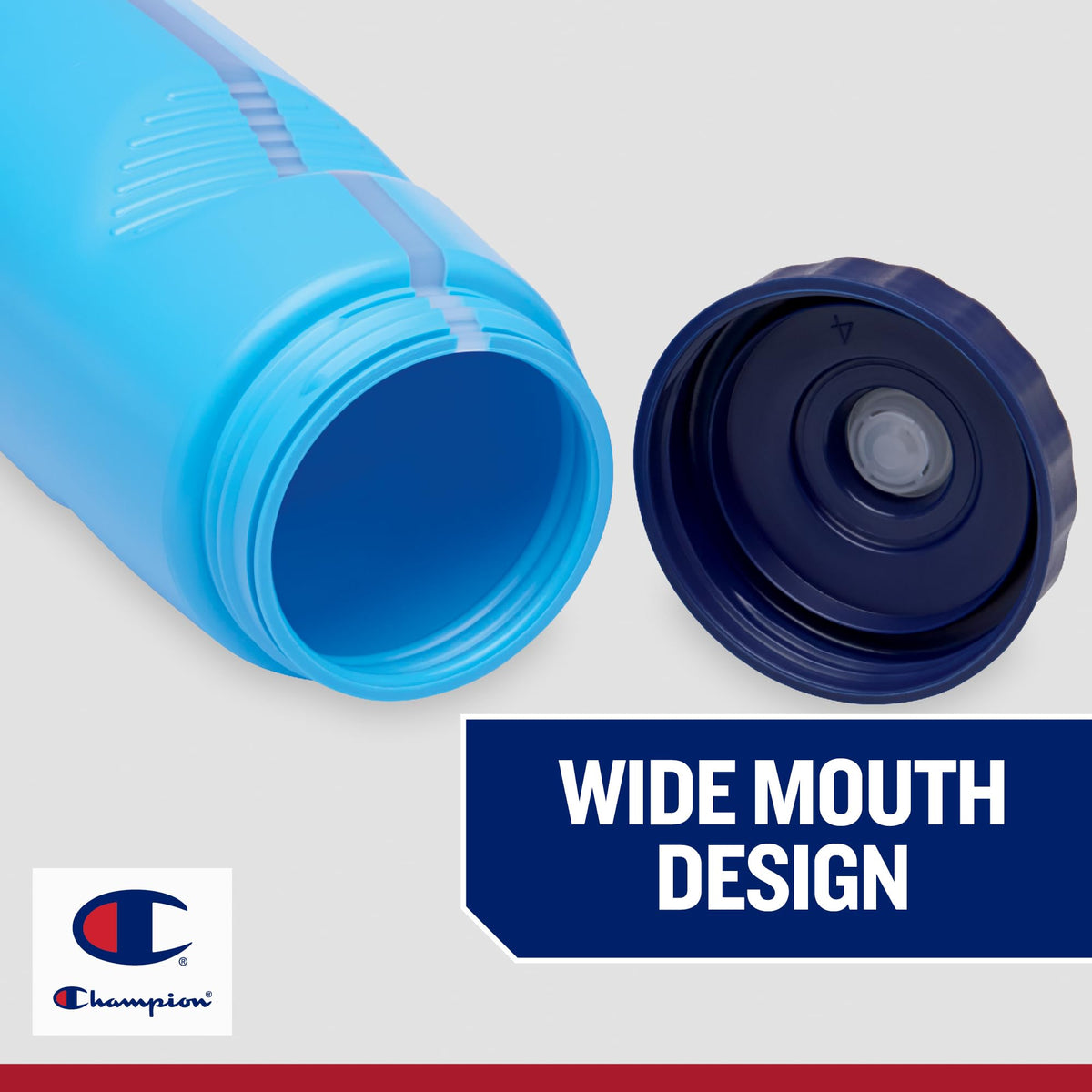 Champion Quench Squeeze Water Bottle, BPA-Free, 24oz (Bonnie Blue)